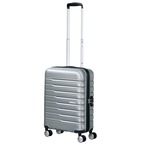 American Tourister Flashline - Spinner S, bagagli a mano, 55 cm, 34 L, argento (Sky Silver) - Prova pratica
