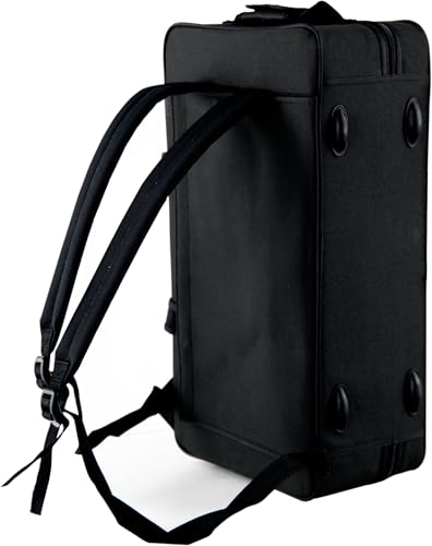 Classic Cantabile Custodia Leggera per Tromba Jazz, softcase resistente a strappi e acqua, con imbottitura termica di alta qualità. Dimensioni: 55 x 29 x 20 cm. - Funzionalità e accessori