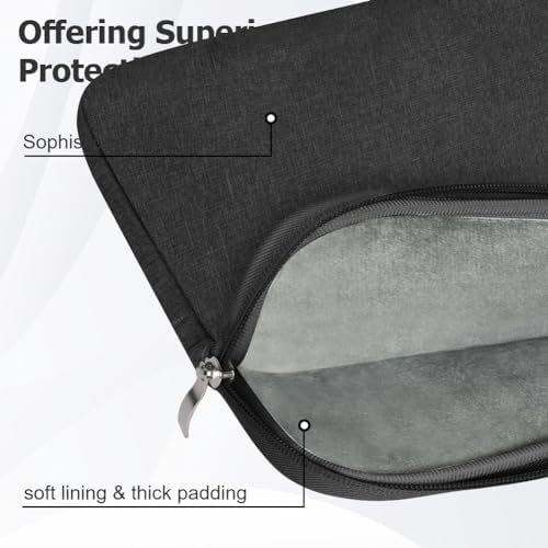 Flintronic Custodia per Laptop da 15,6 Pollici, Sleeve per Laptop, Impermeabile Custodia Borsa Custodia Protettiva Compatibile con MacBook Pro/Acer/Dell/Lenovo/HP/Samsung/Sony/Asus, 15,6 Pollici - Dettaglio recensione 4