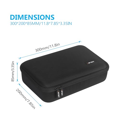 JSVER Borsa per DJI Mini 4 Pro e Mini 3, Custodia Trasporto Compatibile con Fly More Combo - Nero - Dettaglio recensione 4