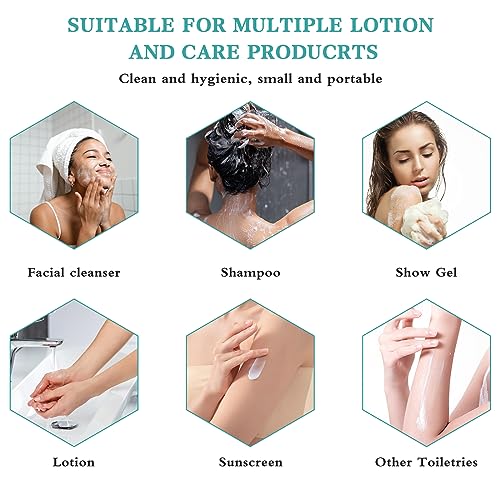 Mezzar Bottiglie da Viaggio in Silicone, Kit da Contenitori da Viaggio Flaconi da Viaggio Riutilizzabili per Shampoo, Liquidi and Lozione (Colore) - Dettaglio recensione 4