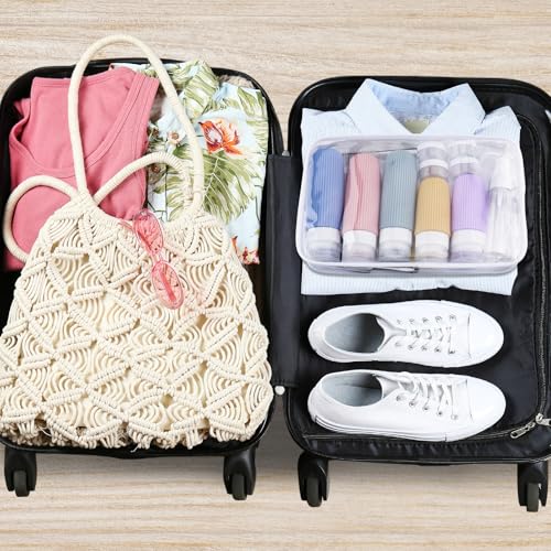 Zosenyer 20 Pezzi Contenitori da Viaggio per Liquidi, Kit Viaggio Liquidi in Silicone, Boccette Flaconi da Viaggio 90 ml Riutilizzabili per Shampoo, Lotion, Crema e Cosmetici, Nessun BPA, Colore - Dettaglio recensione 4